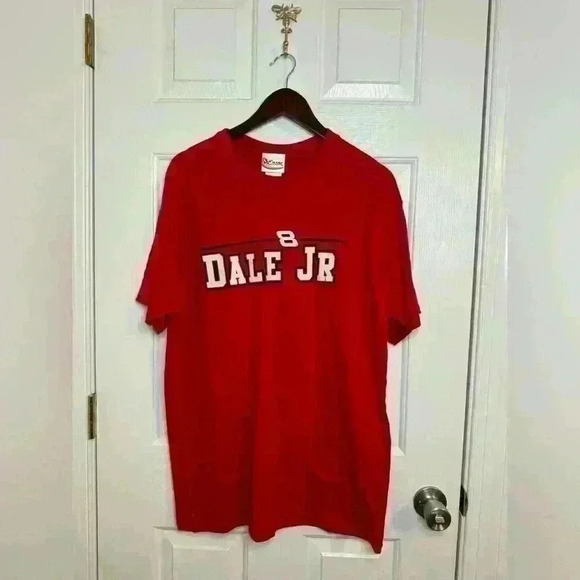 Nascar Dale Earnhardt Jr shirt size large  #8 Chase Authentic red white - Picture 1 of 3